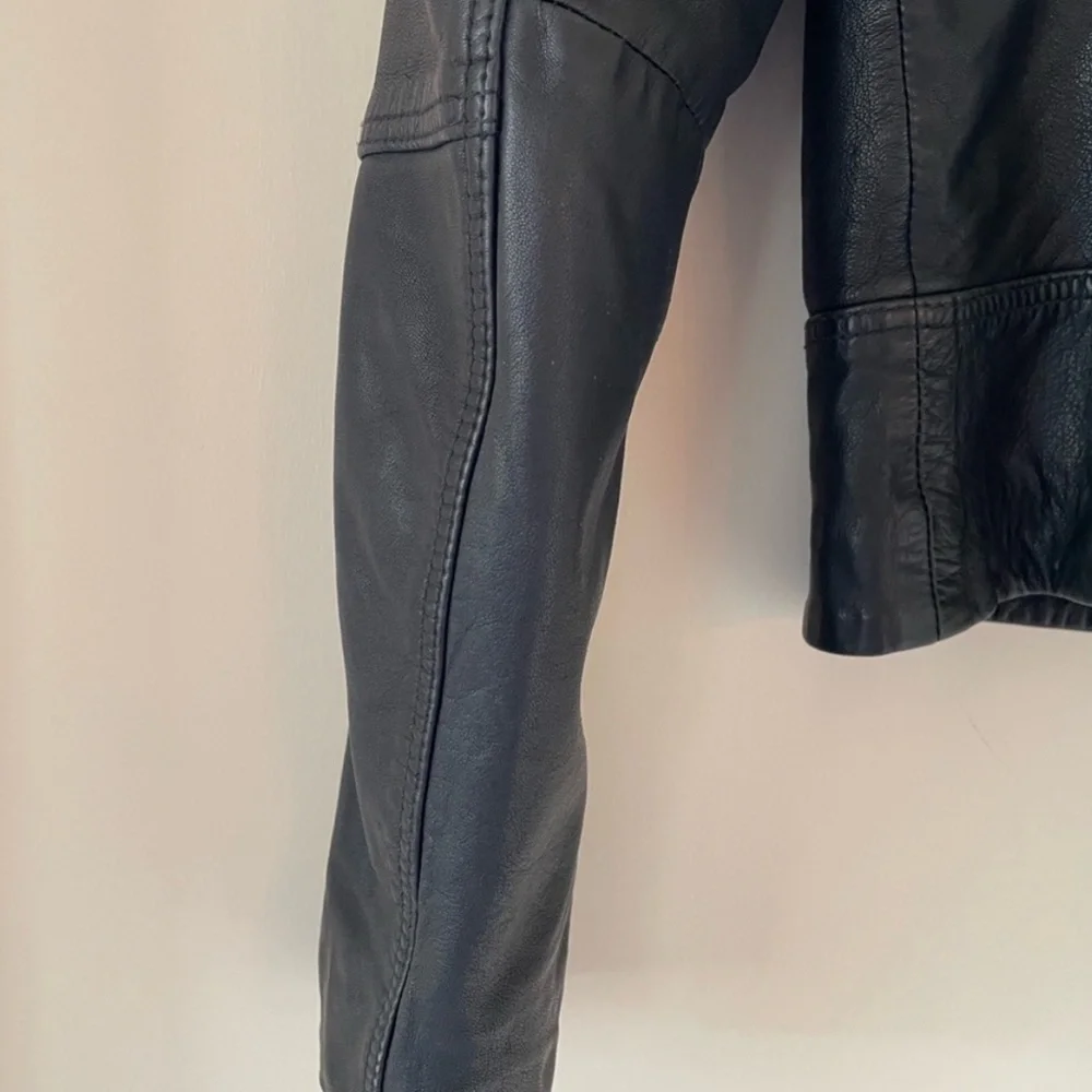 Soft, beautiful lambskin leather Belvedere Jacket from All Saints US size 10 - Picture 7 of 16